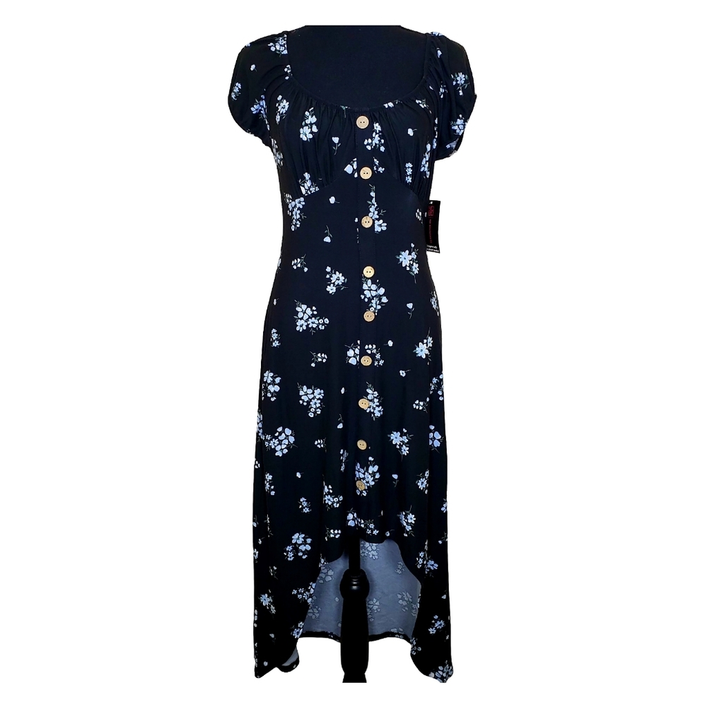 NWT Floral Print High Low Dress